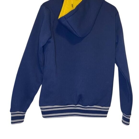 NWT Michigan men hoodie size small blue en yellow - Picture 2 of 5